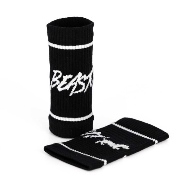 BEASTBAND | Muñequeras deportivas color negro - Imagen 3