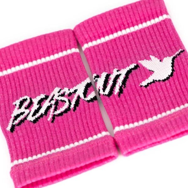 BEASTBAND | Muñequeras deportivas color rosa - Imagen 3