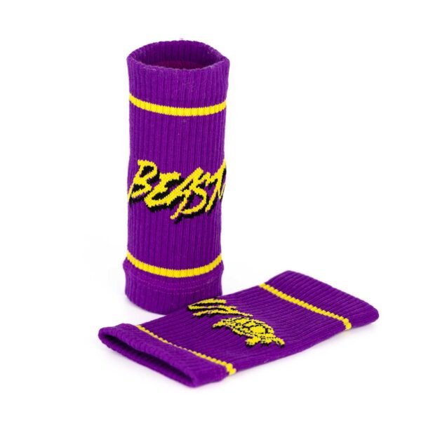 BEASTBAND | Muñequeras deportivas color violeta - Imagen 4